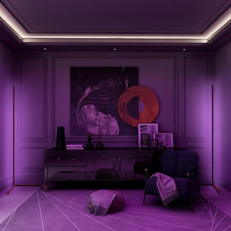 Modern Corner Floor Lamp  RGB Color Changing LED Design - Product detail 6