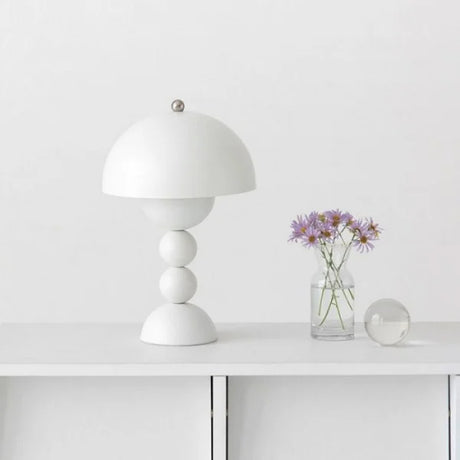 Modern Table Lamp  White Stacked Sphere Design - Product detail 12