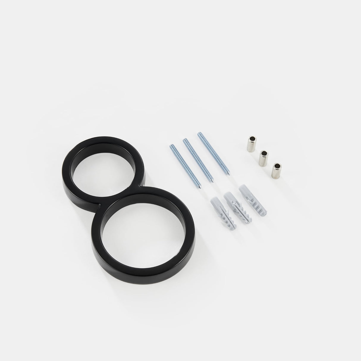 Modern House Numbers Matte Black Metal Finish - Product detail 5