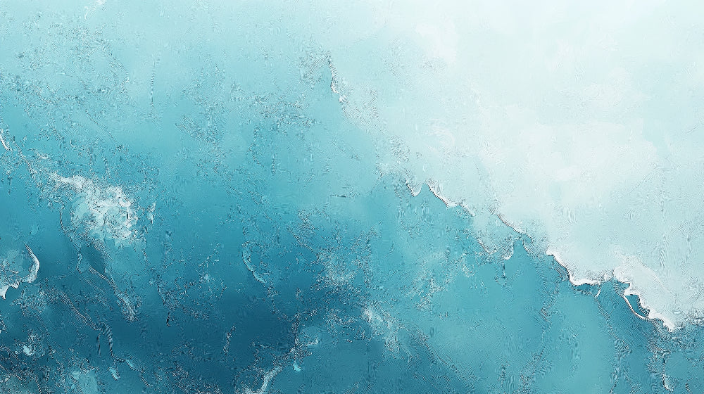 Abstract turquoise gradient design file showing the detailed ocean-inspired pattern and color flow