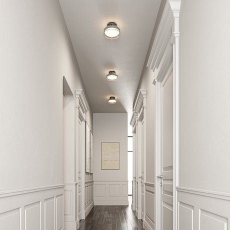 Modern LED Ceiling Light  Glass Disc Design With Halo Effect - Product detail 5