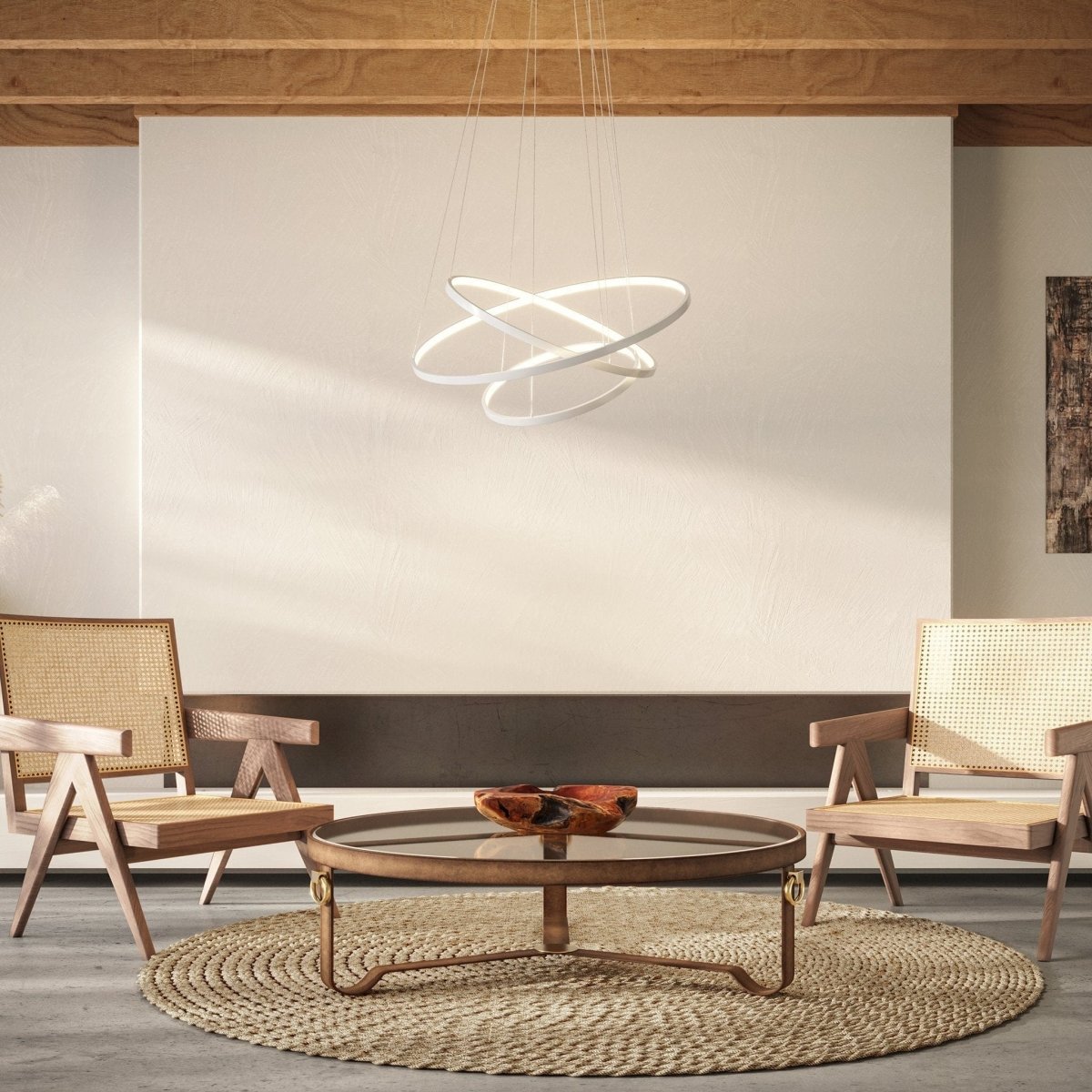 Modern LED Pendant Light  Interlocking Rings Design - Product detail 8