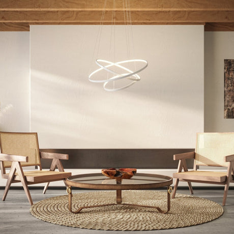 Modern LED Pendant Light  Interlocking Rings Design - Product detail 8