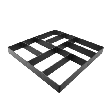 Garden Path Mold  Geometric Pattern Concrete Paver Form - Product detail 9