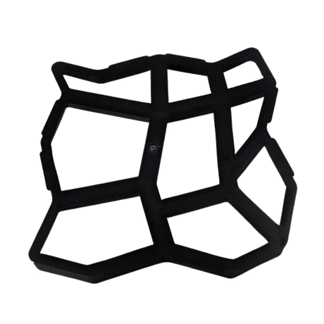 Garden Path Mold  Geometric Pattern Concrete Paver Form - Product showcase