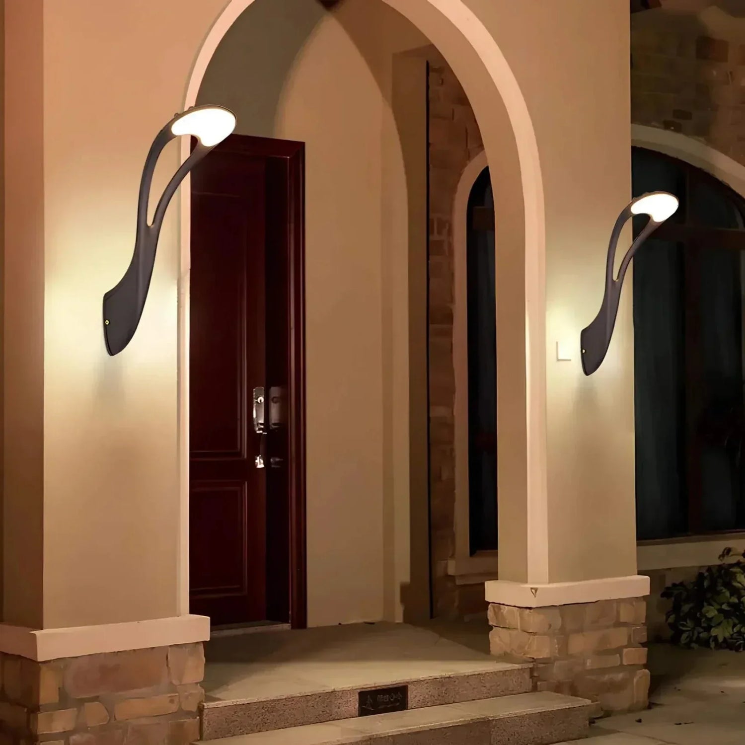 Modern LED Wall Light  Weather-Resistant Outdoor Fixture - Detailed view