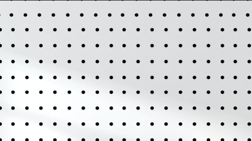Black polka dots on white pattern design file showing precise dot spacing and scale
