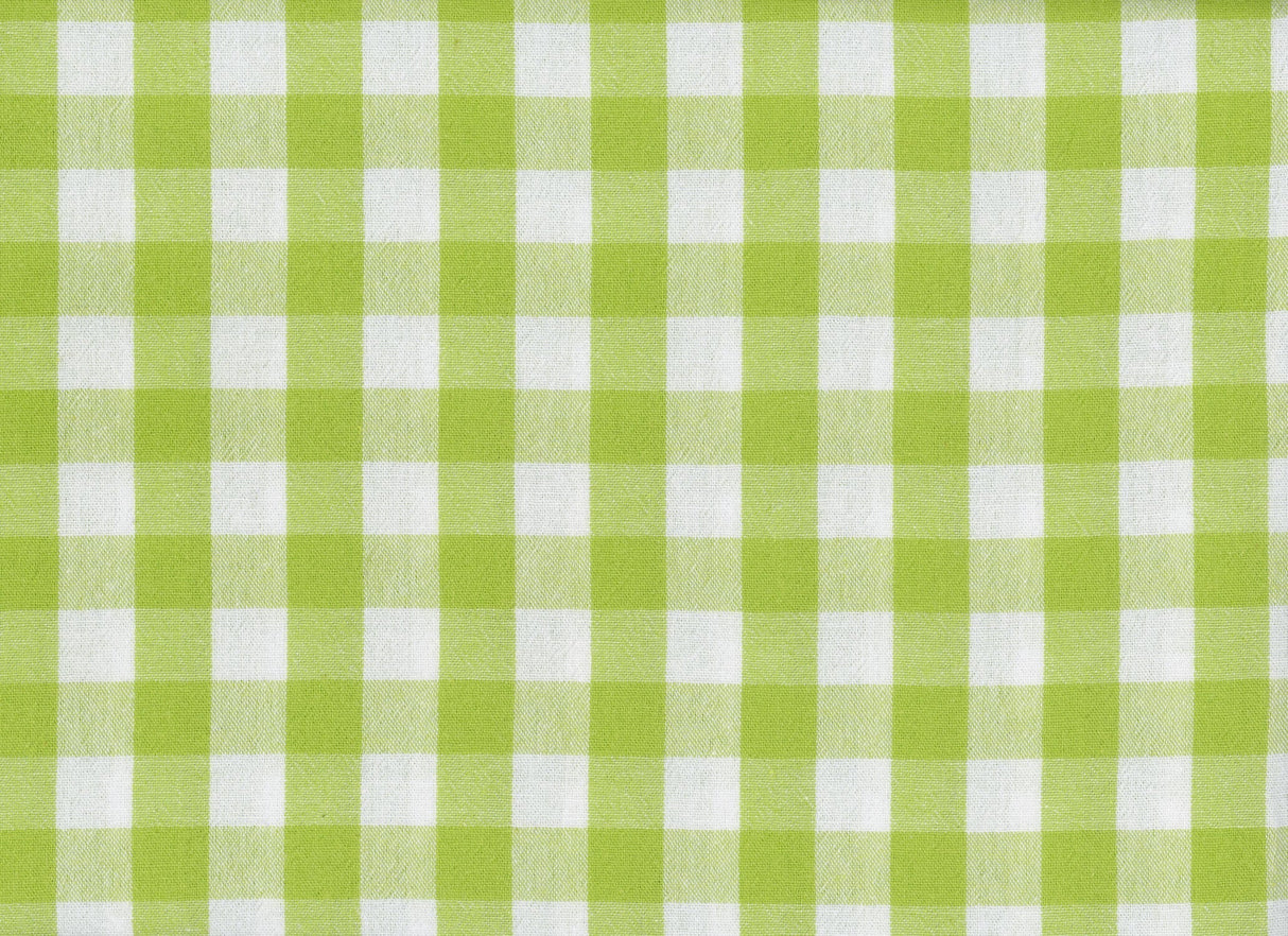 Green gingham check wallpaper design file showing pattern scale and detail