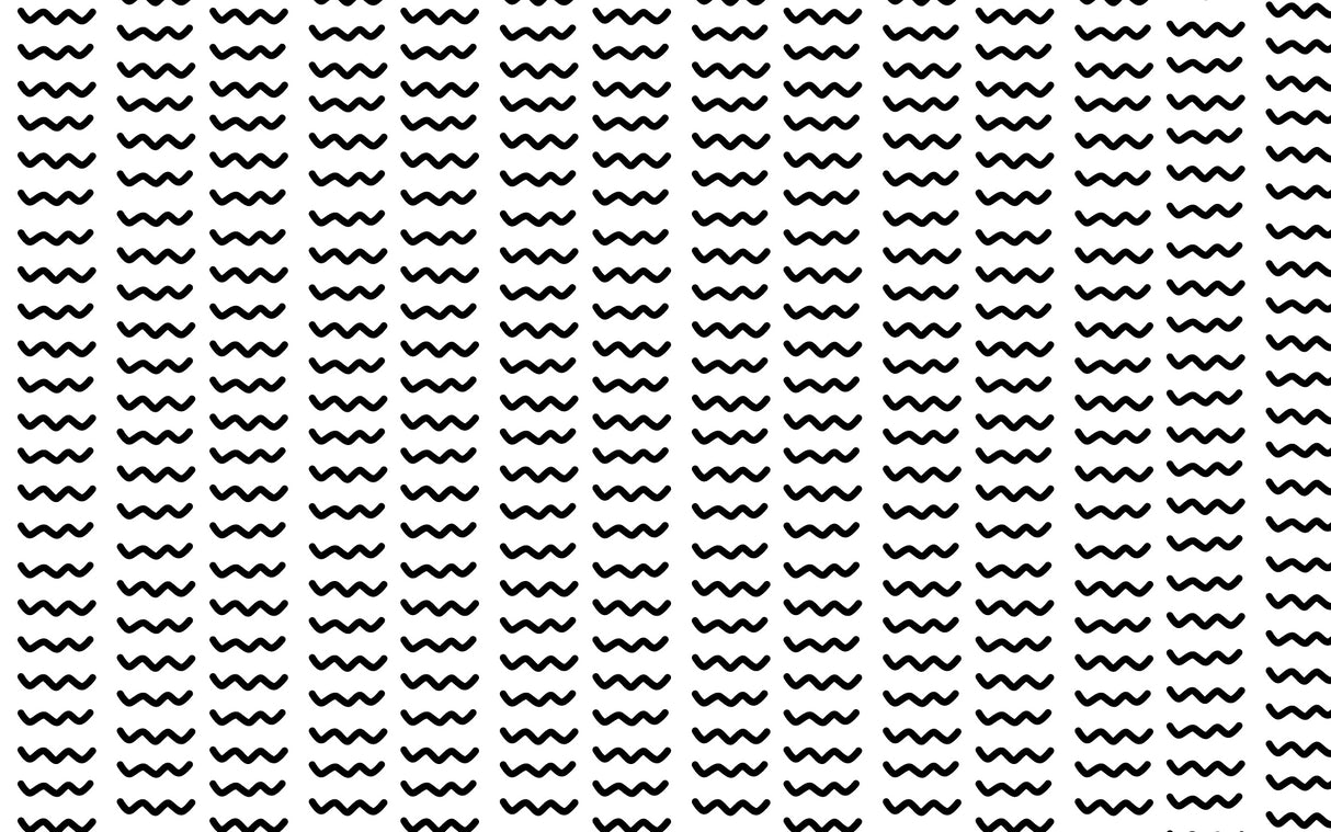Modern black waves on white background wallpaper design file showing flowing pattern detail