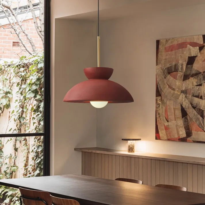 Nordic Pendant Light Matte Black Dome Design - Product detail 8