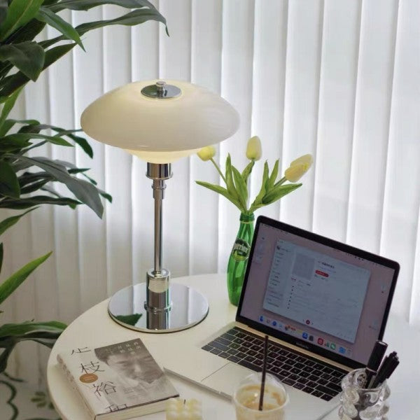 Modern Metal Table Lamp Multi-Level Glass Shade Design - Product detail 11