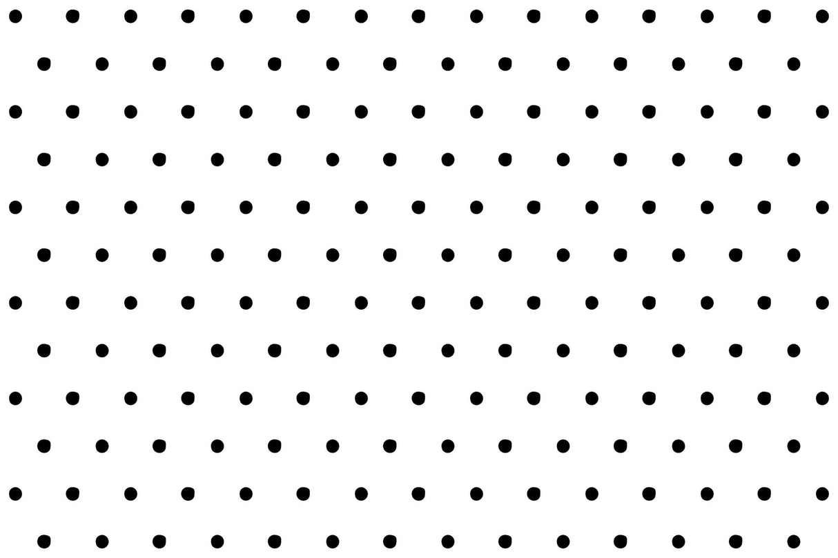 Design file showing precise black and white polka dot pattern