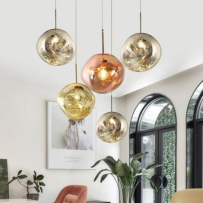 Modern Pendant Light Metallic Sphere Collection - Product detail 13