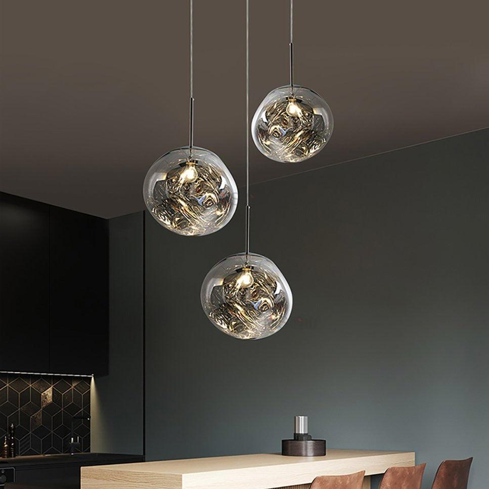 Modern Pendant Light Metallic Sphere Collection - Product detail 15