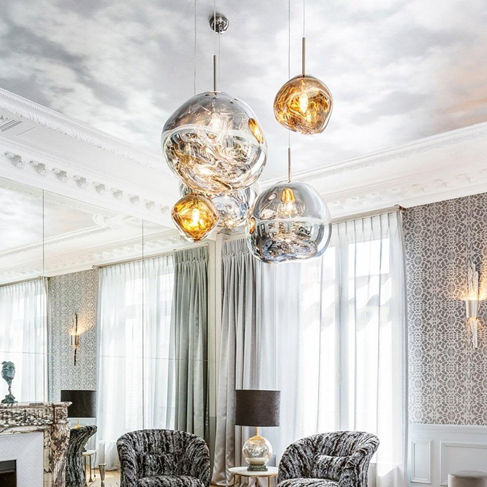 Modern Pendant Light Metallic Sphere Collection - Product detail 17