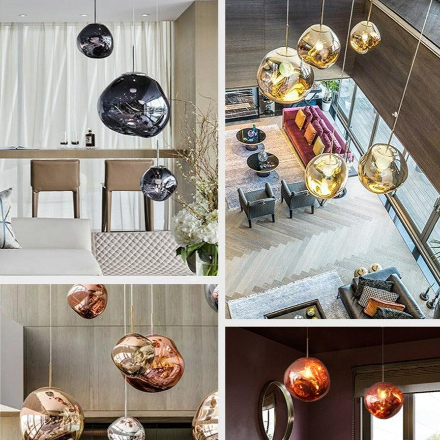Modern Pendant Light Metallic Sphere Collection - Product detail 18
