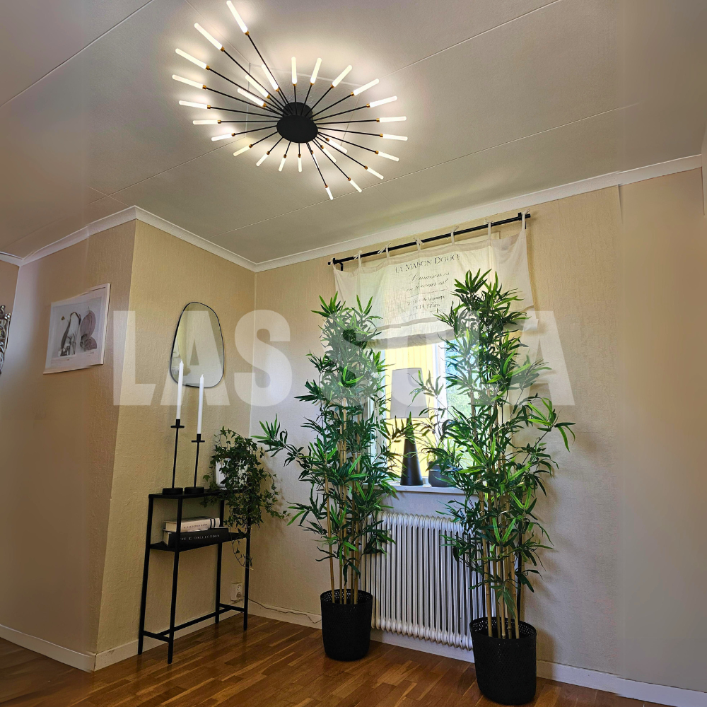Modern Spiral Ceiling Light  Sunburst LED Array Design - Product detail 9