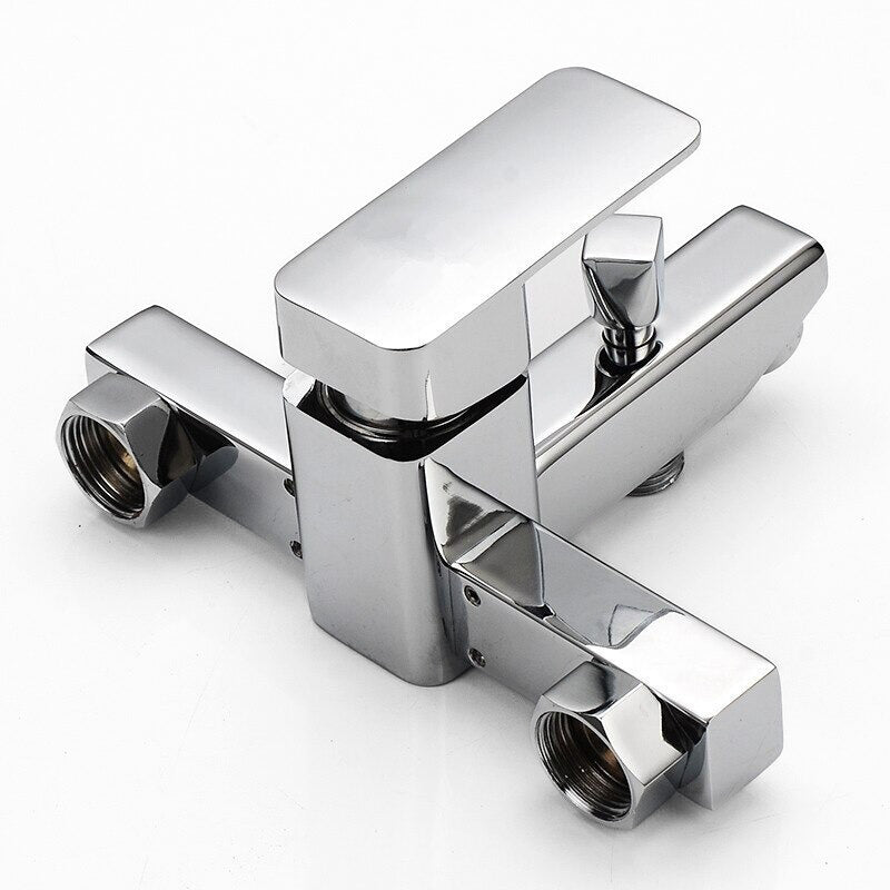 Modern Bath Mixer Tap Chrome Plated Zinc Alloy - Product detail 4