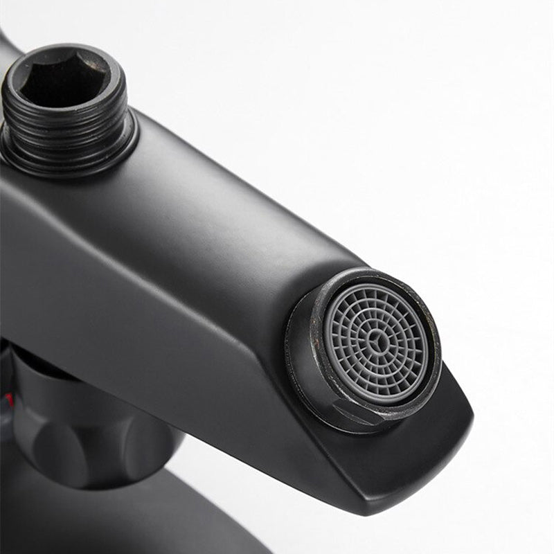 Modern Bath Faucet Matte Black Dual Function Design - Product example