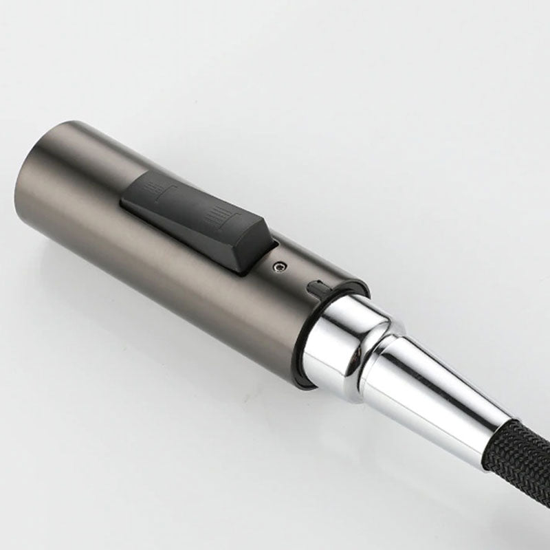 Modern Kitchen Faucet Pull-Down Spray Head Matte Black - Product example