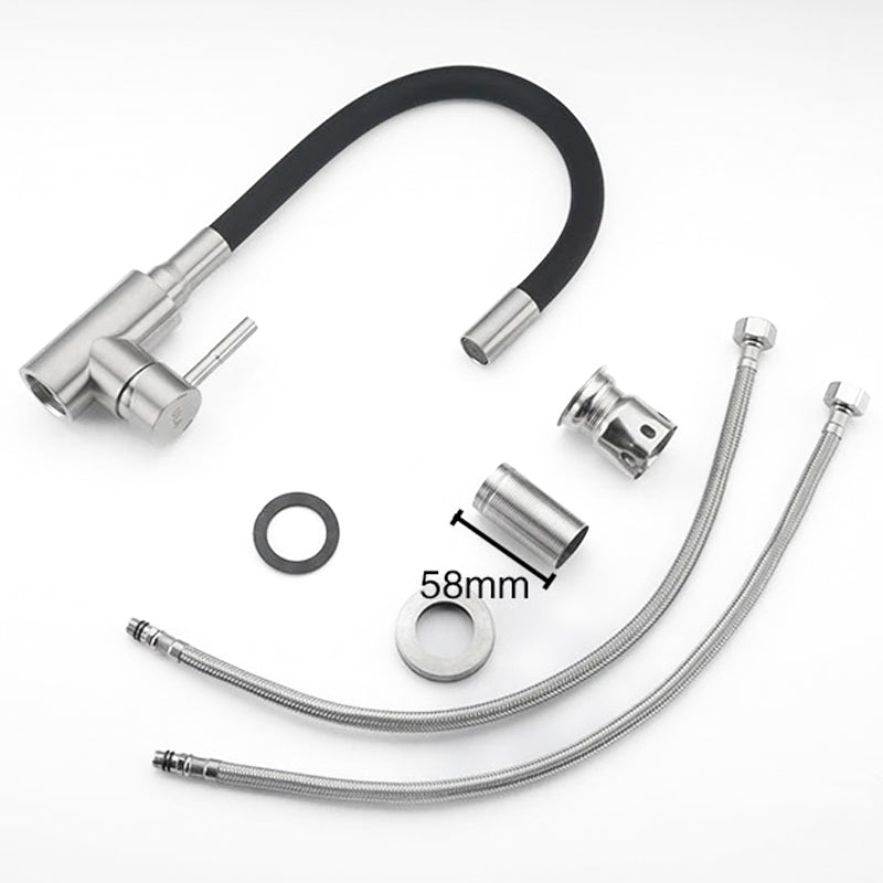 Modern Kitchen Faucet  Flexible Gooseneck Steel Design - Product detail 6