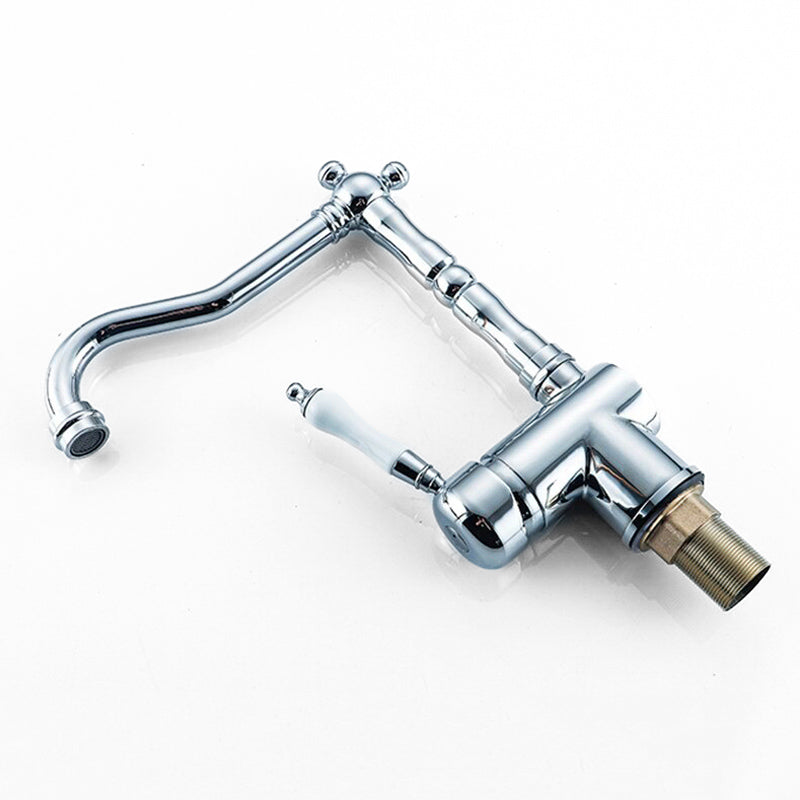 Vintage Kitchen Faucet  Chrome Single Handle Mixer - Product example