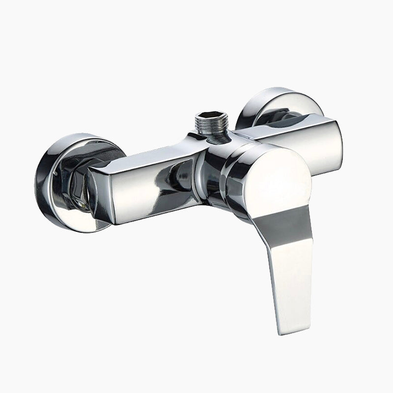 Modern Shower Mixer Chrome Single Handle Design - Product showcase