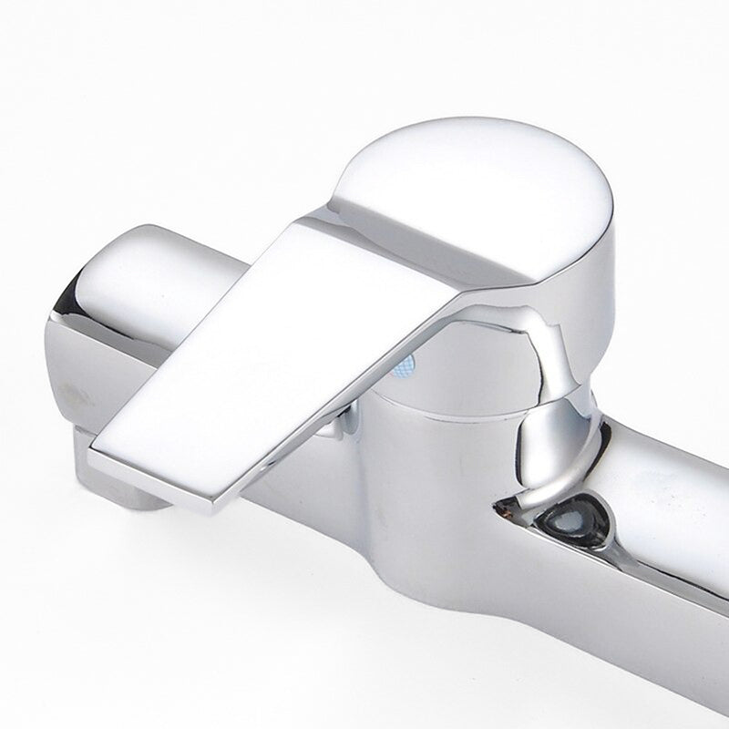 Modern Shower Mixer Chrome Single Handle Design - Product detail 4