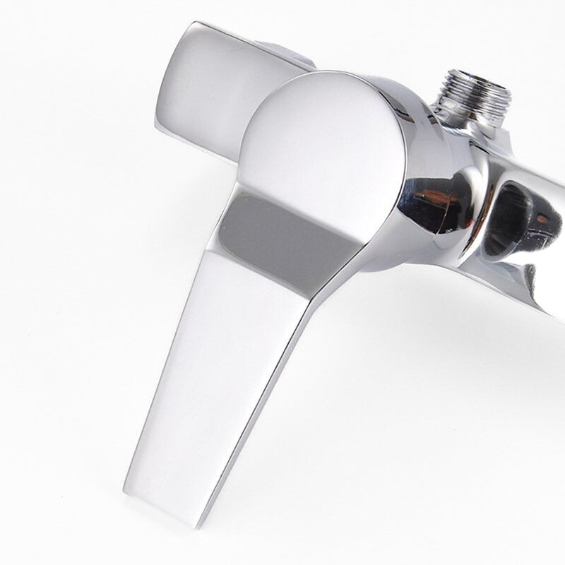 Modern Shower Mixer Chrome Single Handle Design - Product detail 5