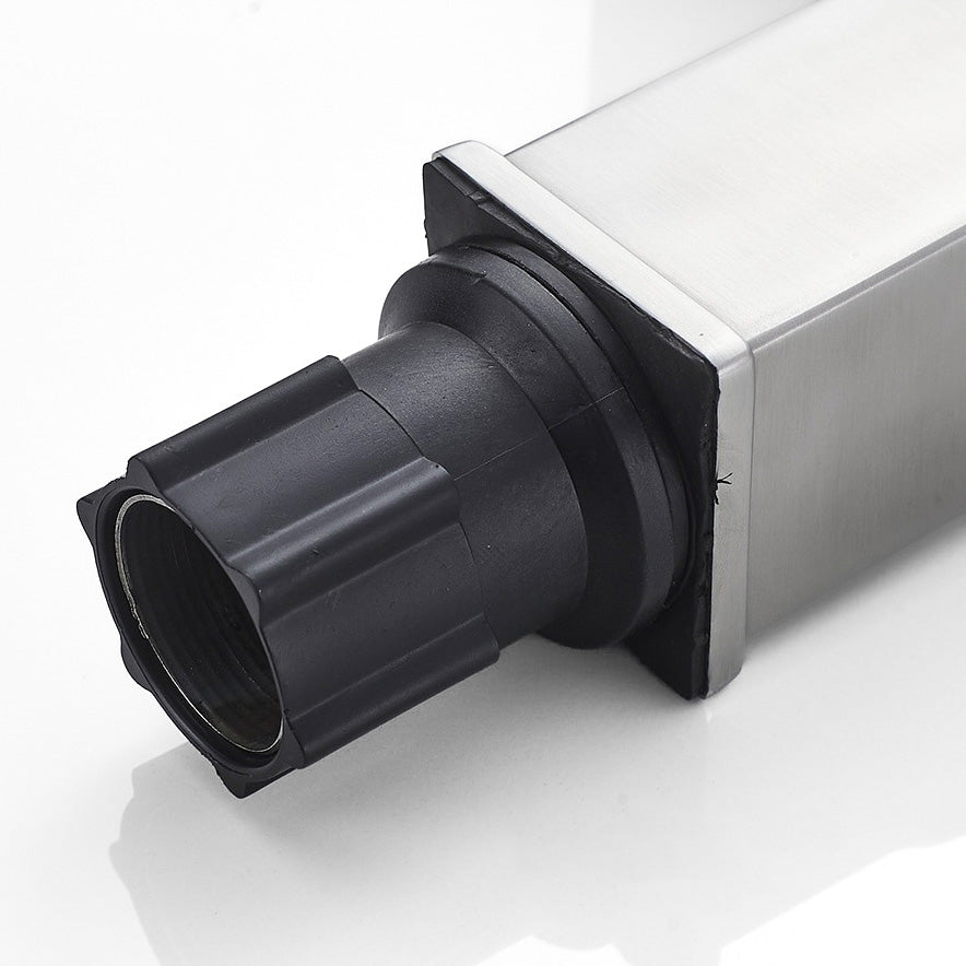 Modern Waterfall Basin Tap  Brushed Steel Single Handle - Product detail 5