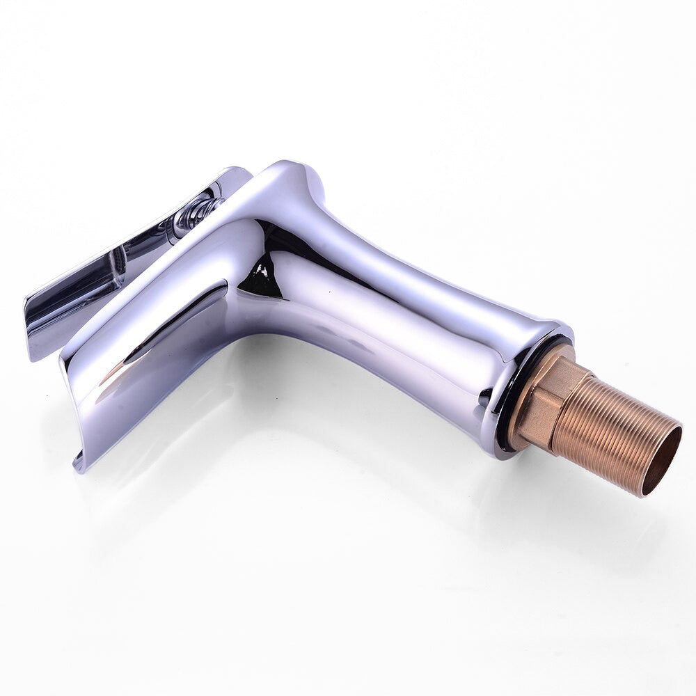Waterfall Basin Faucet  Chrome Single Handle Design - Product example
