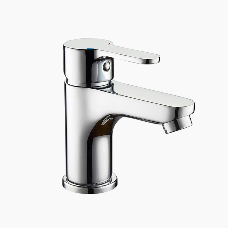 Modern Basin Mixer Tap  Chrome Single Lever Design - Product showcase