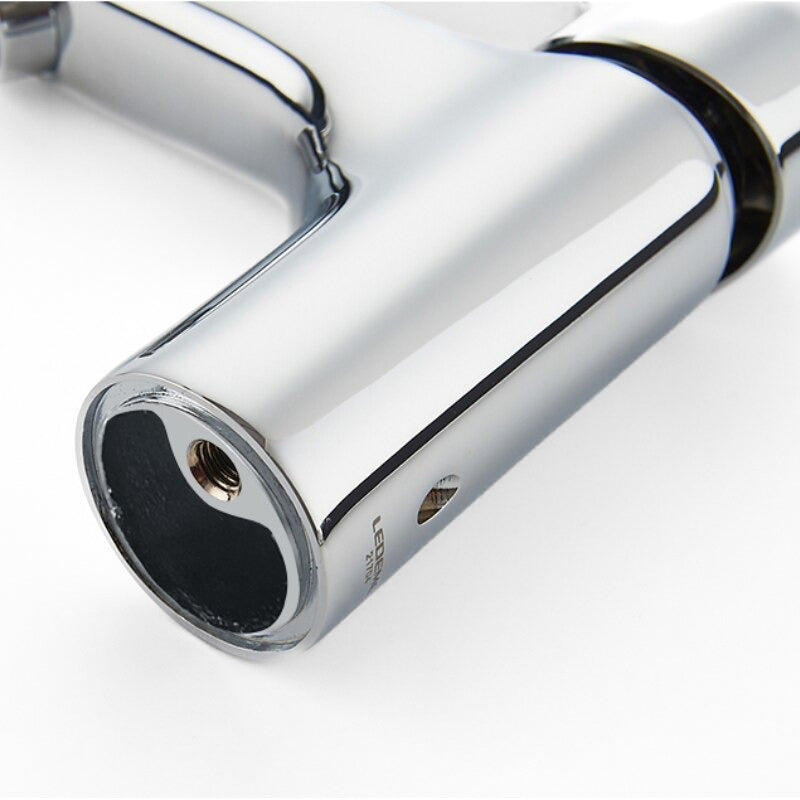 Modern Basin Mixer Tap  Chrome Single Lever Design - Product detail 4