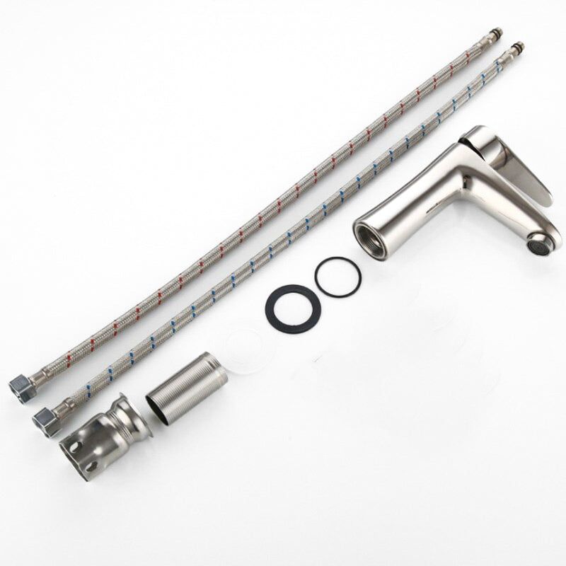 Modern Basin Mixer Tap  Chrome Plated Steel Design - Product example