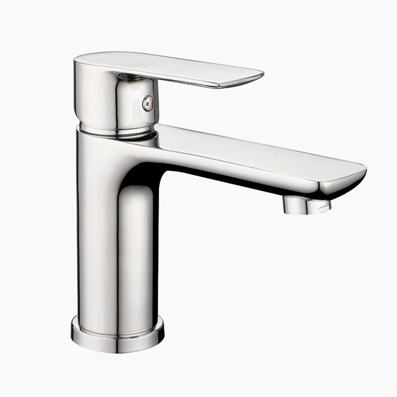 Modern Basin Mixer Tap  Chrome Single Lever Design - Product showcase