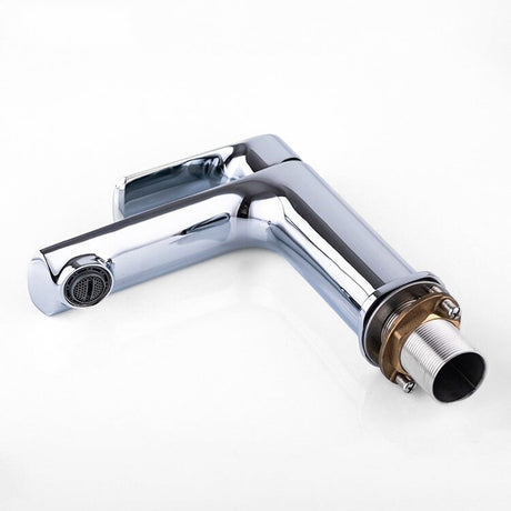 Modern Basin Mixer Tap  Chrome Single Lever Design - Product example