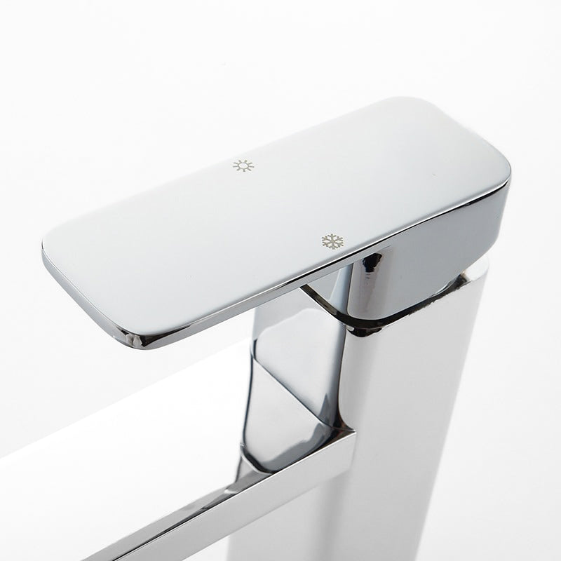 Modern Basin Mixer Tap  Square Chrome Design - Product example