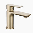 Modern Bathroom Faucet  Brushed Gold Single Handle Design - Product showcase