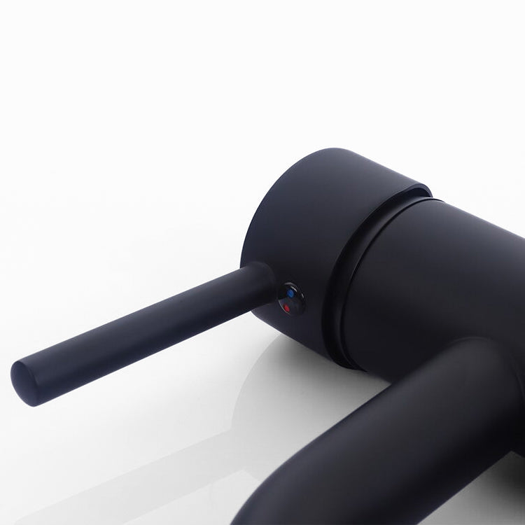 Modern Bathroom Faucet  Matte Black Single Handle Design - Product detail 4