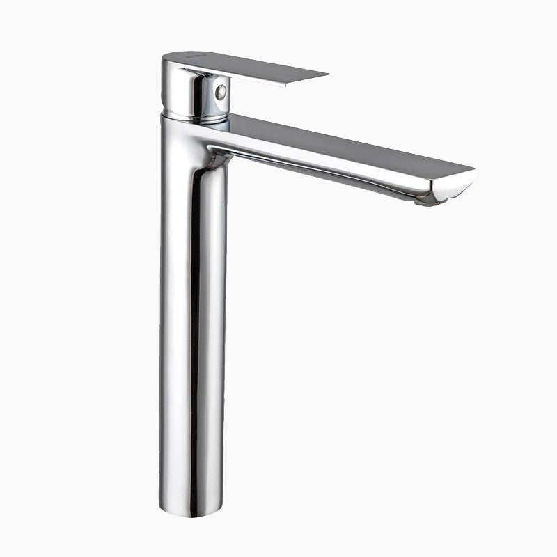 Modern Bathroom Faucet  Chrome Tall Basin Mixer - Product showcase