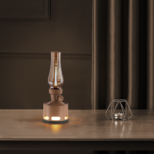 Vintage LED Lantern  Glass  Aluminum Nostalgic Design - Product detail 18