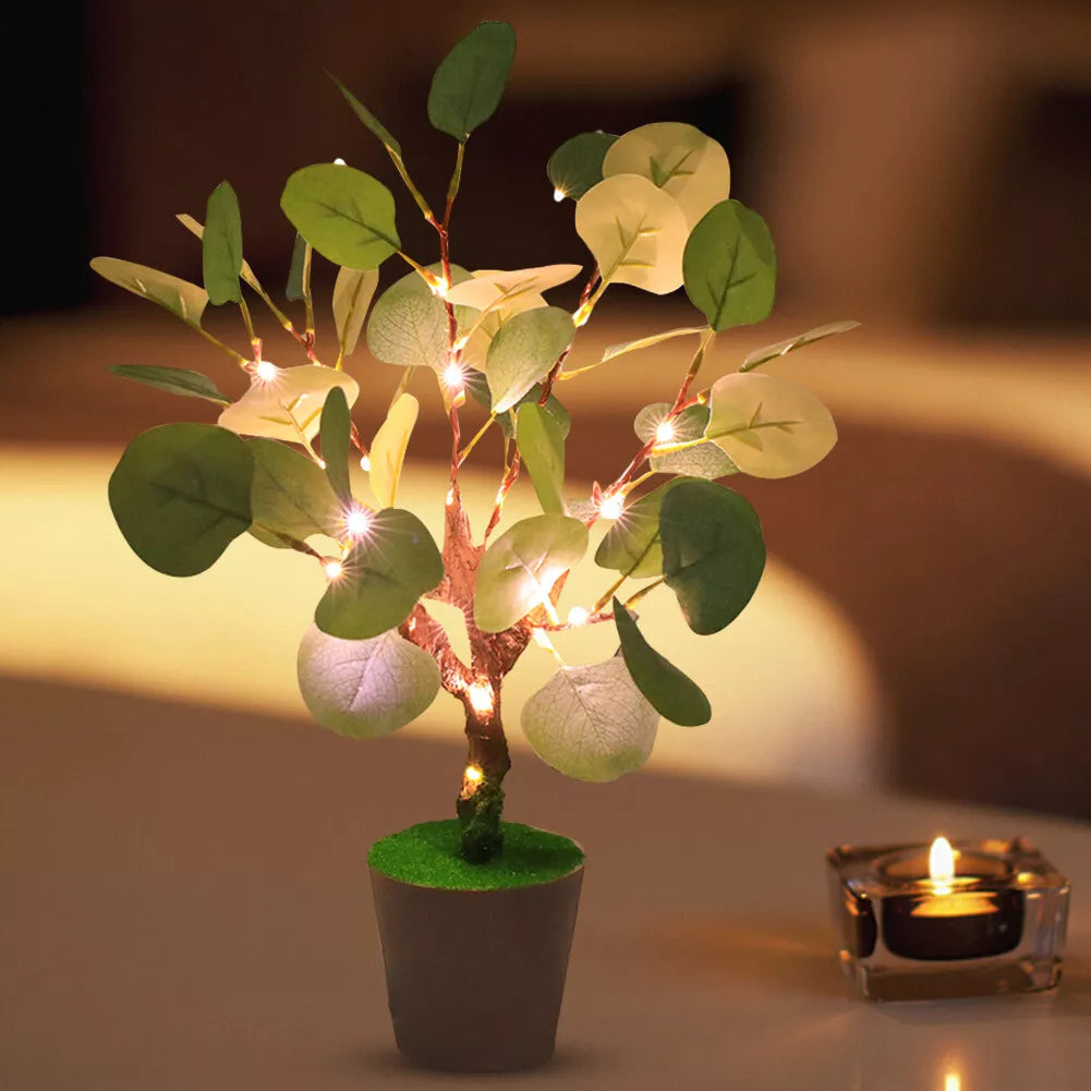 LED Branch Tree Light  Decorative Potted Illuminated Foliage - Product detail 4