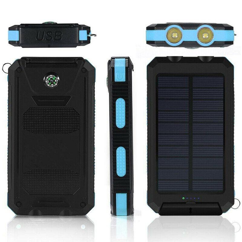 Outdoor Solar Power Bank  Dual USB Waterproof Charger with LED Light - Product detail 7