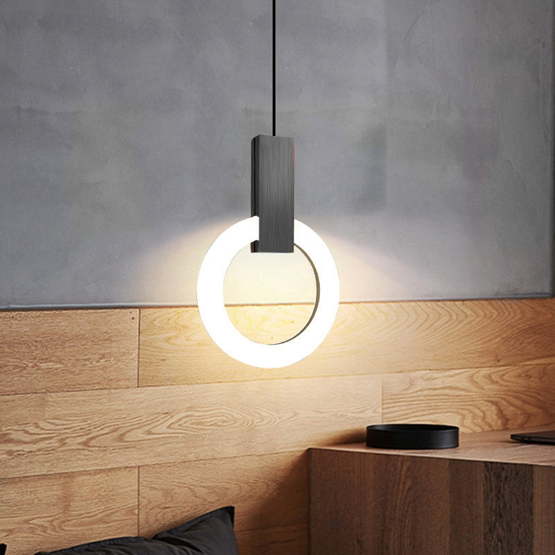 Nordic Ring Pendant Light LED Circle Design - Product example