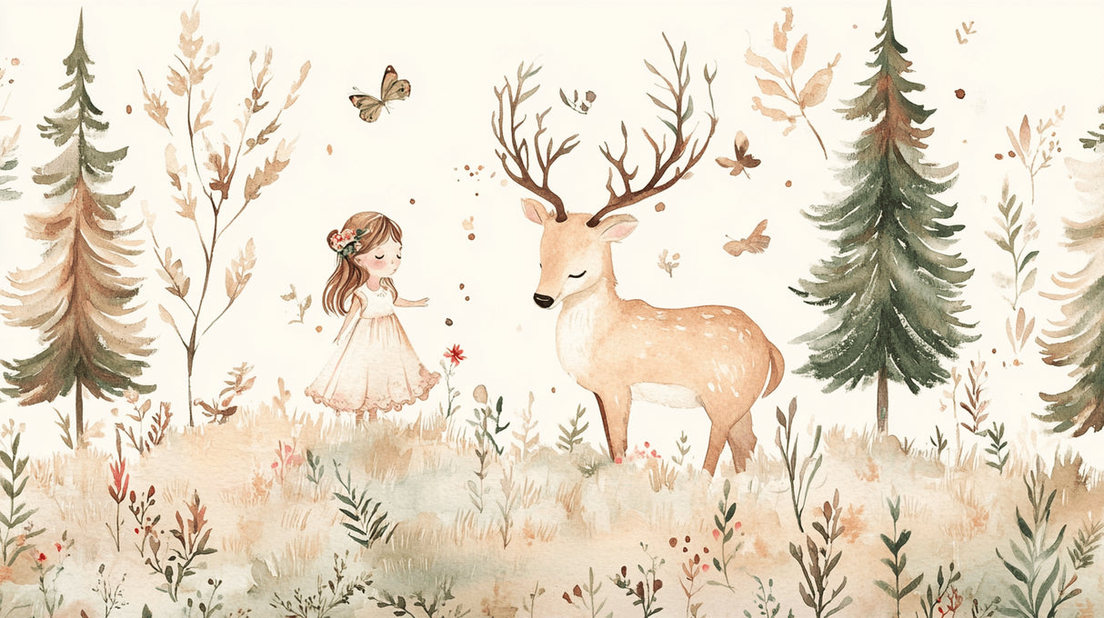 Safari Animals Wallpaper design file showing detailed pink savanna pattern with elephants and giraffes