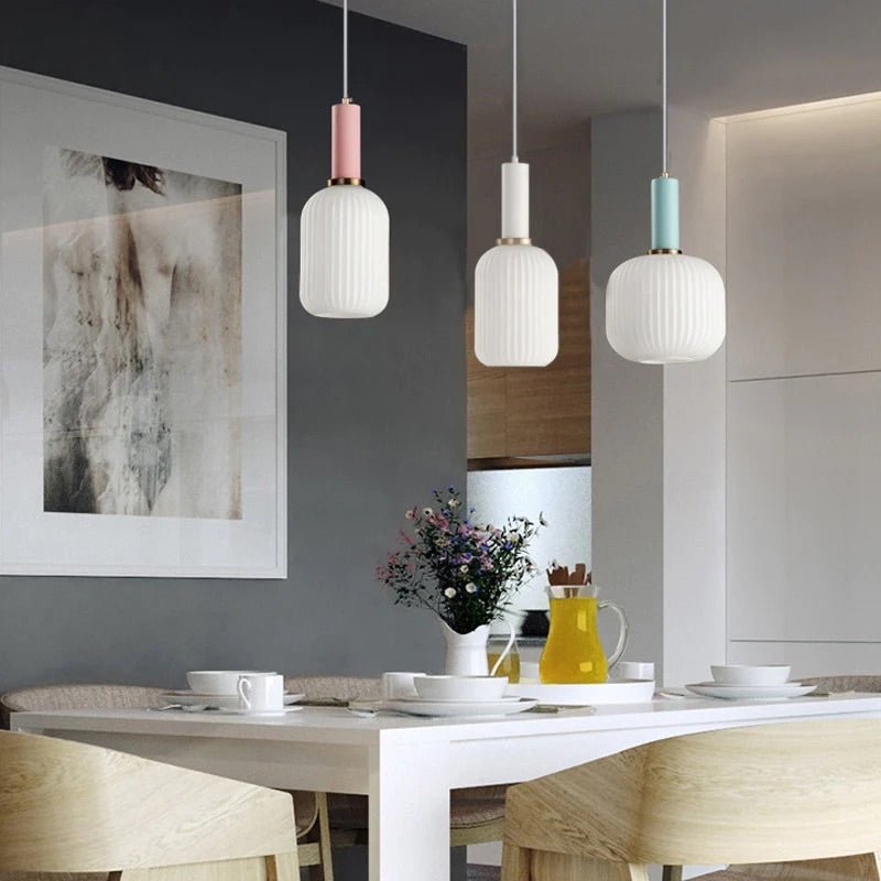 Modern Glass Pendant Light Minimalist Nordic Design - Product detail 4