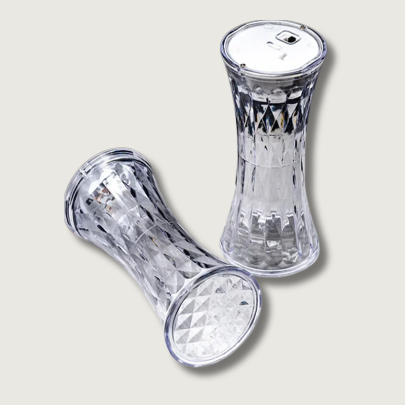 Crystal LED Reading Lamp  Diamond-Cut Clear Design - Product showcase