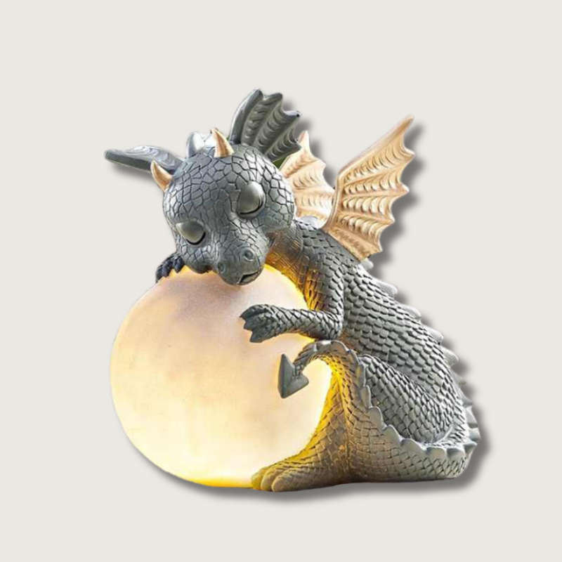 Fantasy Dragon Night Light  Illuminated Resin Sculpture - Product showcase