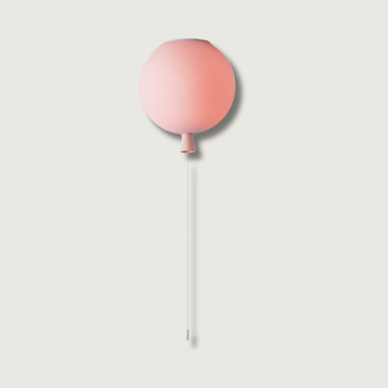 Balloon Ceiling Light Pink LED Chandelier - Product showcase