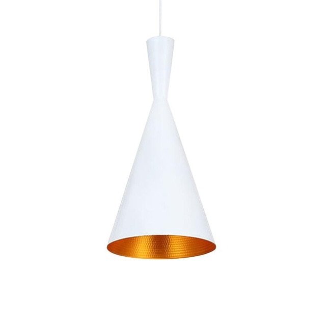 Modern Pendant Light White Aluminum Cone Design - Product detail 7